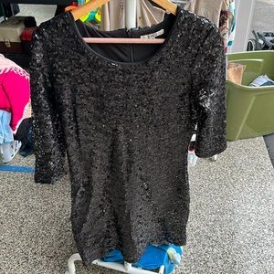 BB Dakota Sequin Black Dress Size M